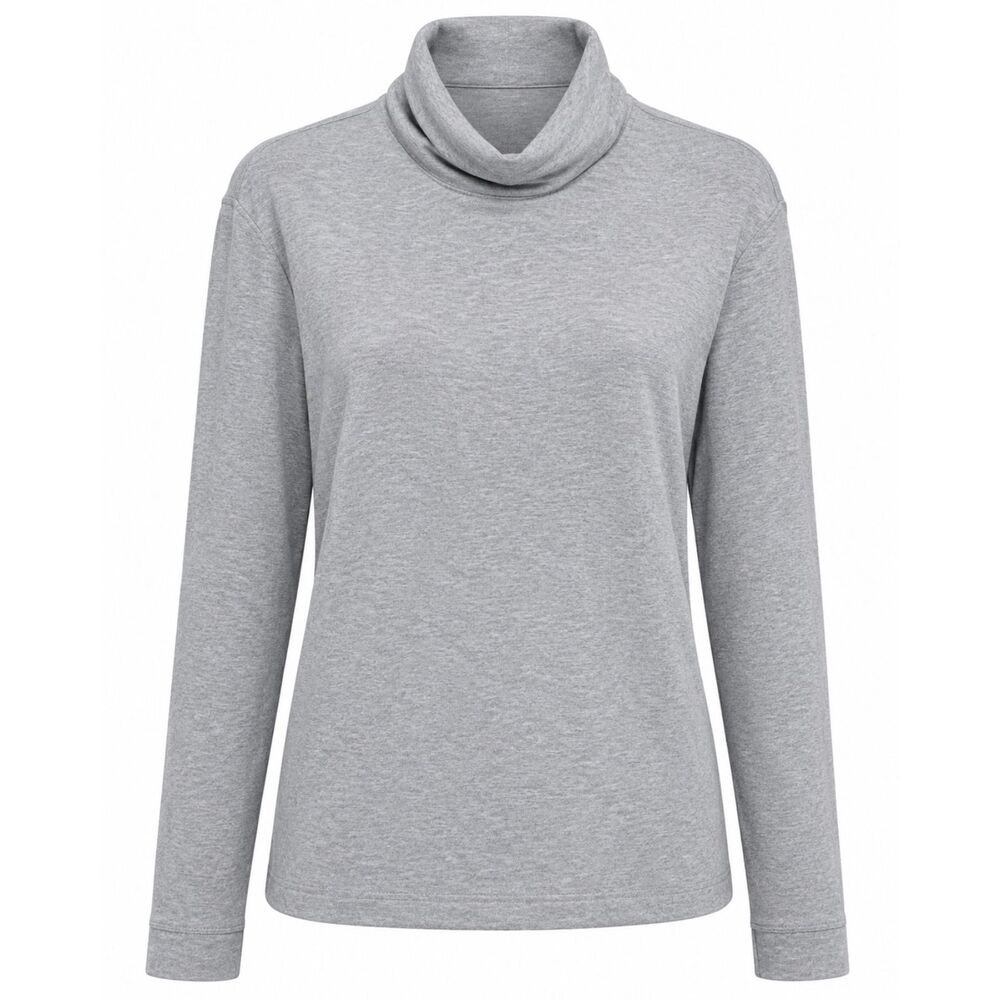 Covington Gray Cowl Neck Long Sleeve Knit Top Women's Small